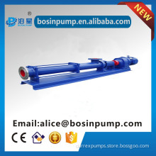 Food industry dairy products mono screw mince meat screw pump